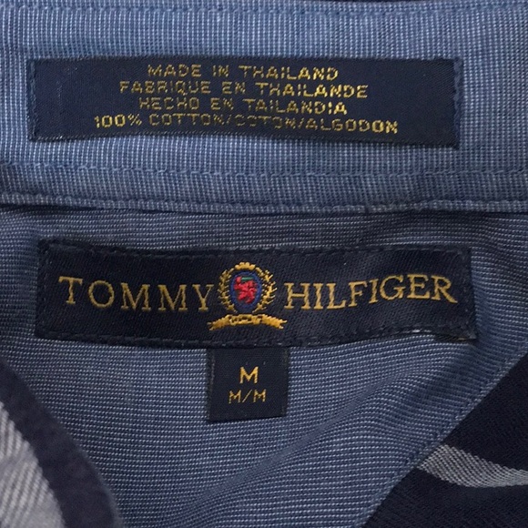 Tommy Hilfiger Long Sleeve Button Up Collar Shirt - Picture 8 of 8
